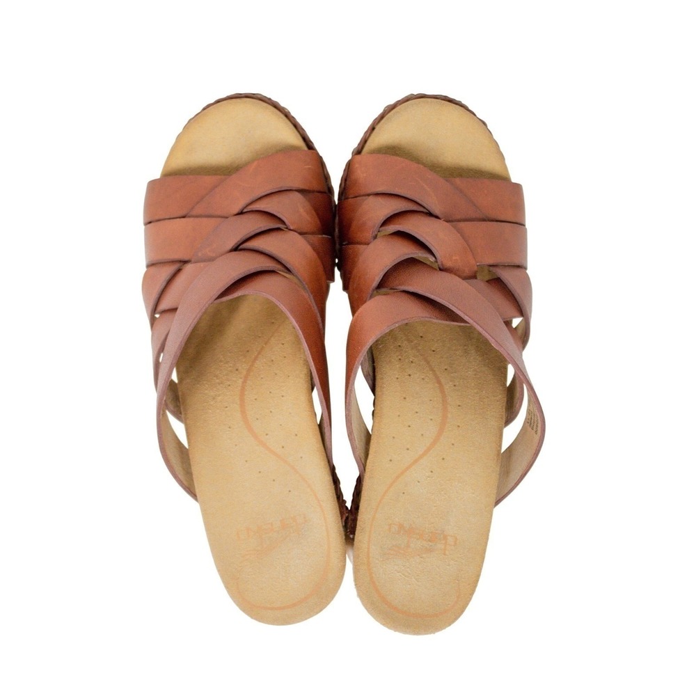 Dansko | Dansko Tory Sandals Chestnut Brown Leather Size 37 - Picture 6 of 12